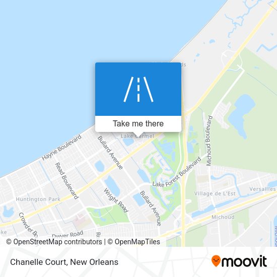 Mapa de Chanelle Court
