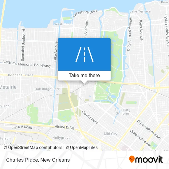 Mapa de Charles Place