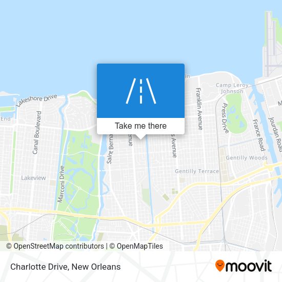 Charlotte Drive map
