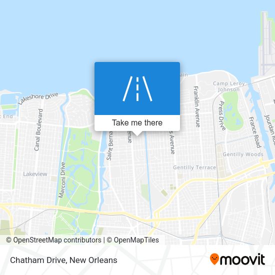 Mapa de Chatham Drive