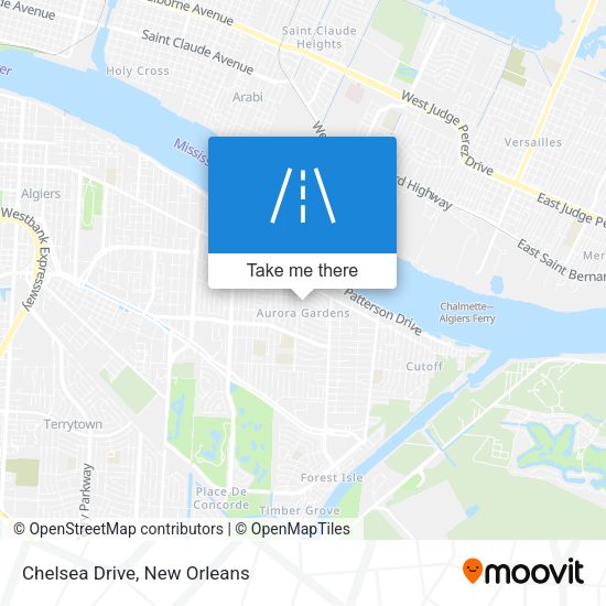 Mapa de Chelsea Drive