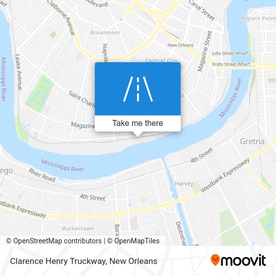 Mapa de Clarence Henry Truckway