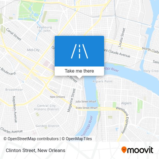 Clinton Street map