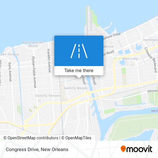 Mapa de Congress Drive