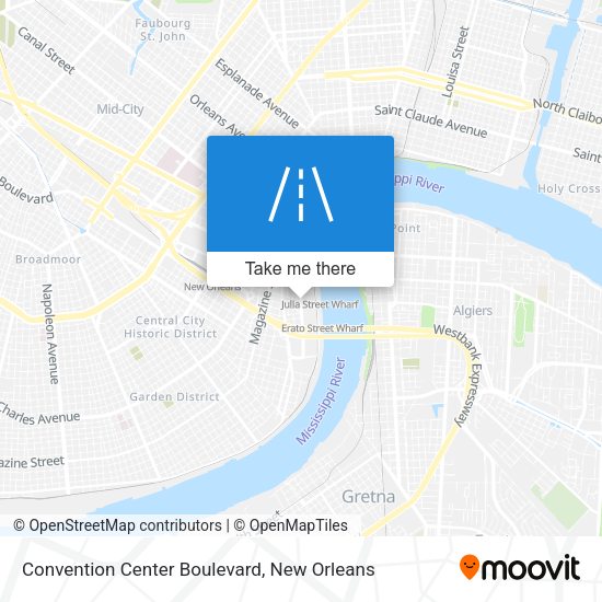 Mapa de Convention Center Boulevard