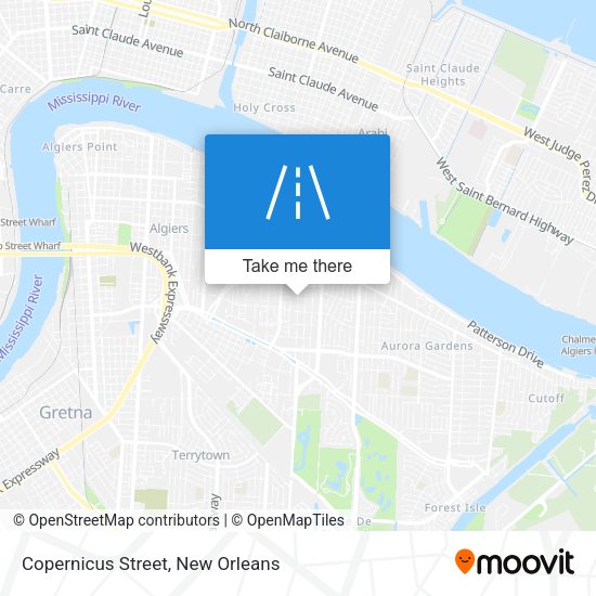 Mapa de Copernicus Street