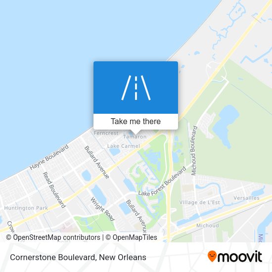Cornerstone Boulevard map