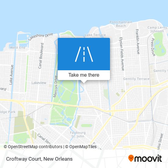 Croftway Court map