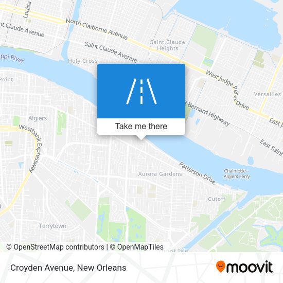 Mapa de Croyden Avenue