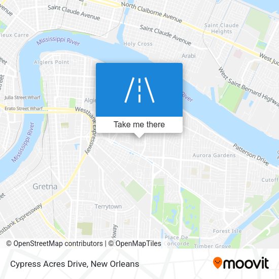 Cypress Acres Drive map