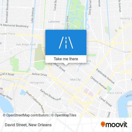 Mapa de David Street