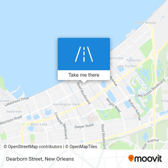 Dearborn Street map