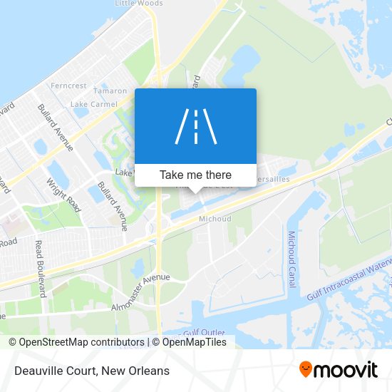 Mapa de Deauville Court