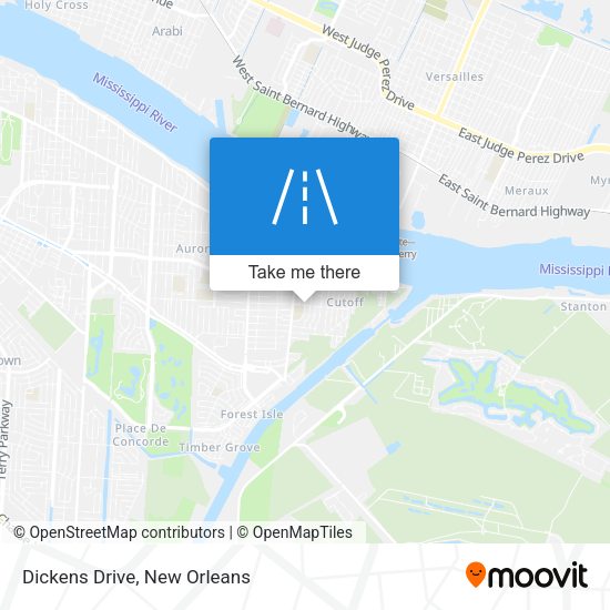 Mapa de Dickens Drive