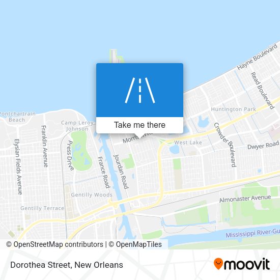 Mapa de Dorothea Street