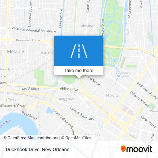Duckhook Drive map