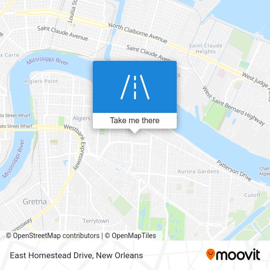 Mapa de East Homestead Drive