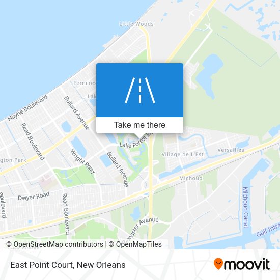 Mapa de East Point Court