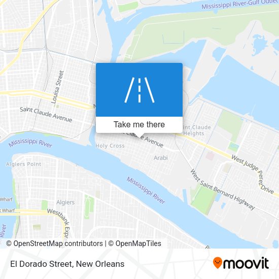 El Dorado Street map