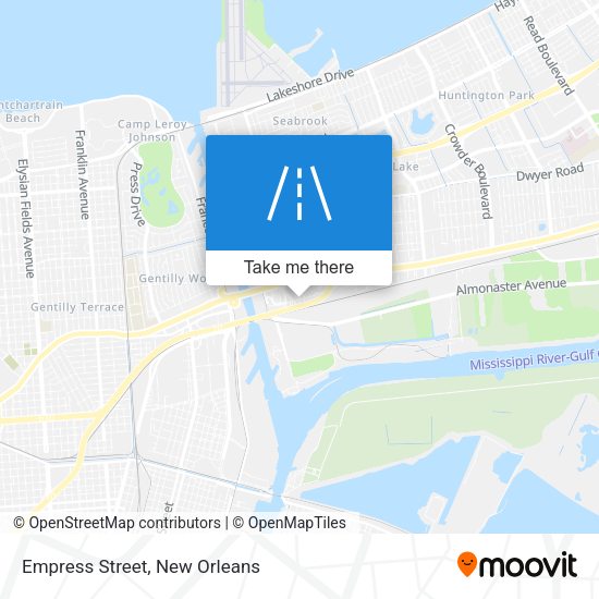 Mapa de Empress Street
