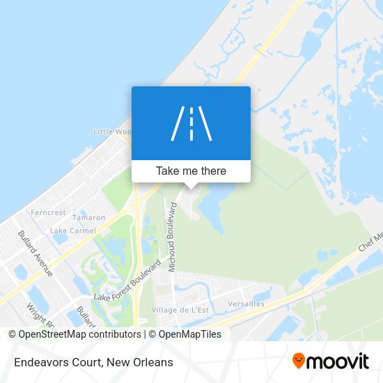 Endeavors Court map