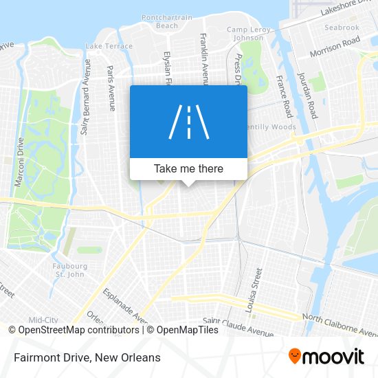 Mapa de Fairmont Drive