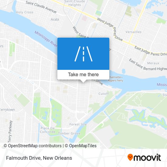 Mapa de Falmouth Drive