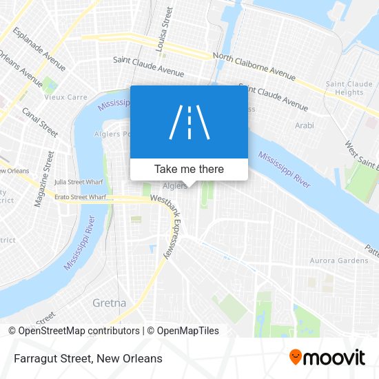 Farragut Street map