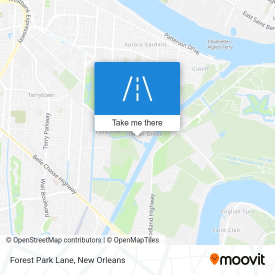 Mapa de Forest Park Lane