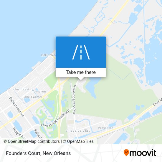 Mapa de Founders Court