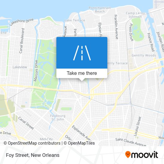 Mapa de Foy Street