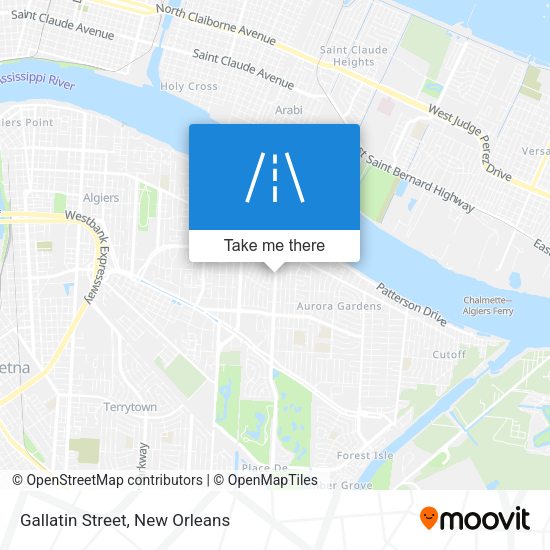 Mapa de Gallatin Street