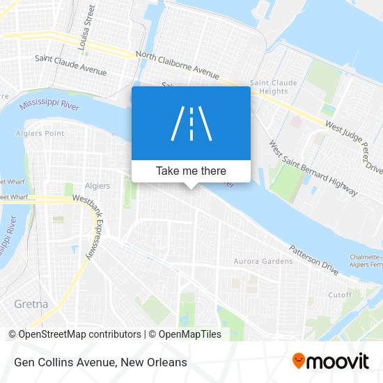 Gen Collins Avenue map