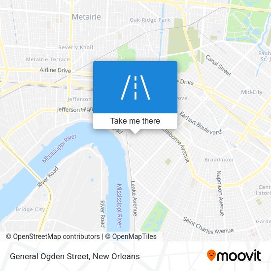 General Ogden Street map