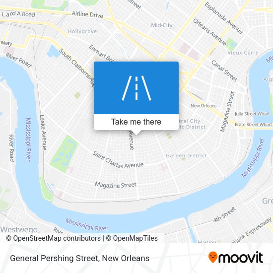 General Pershing Street map