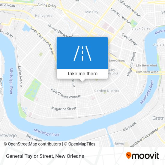 General Taylor Street map