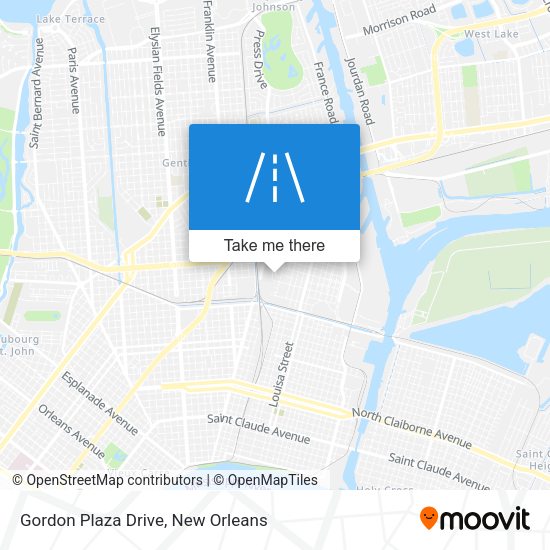 Mapa de Gordon Plaza Drive