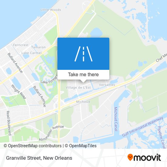 Mapa de Granville Street