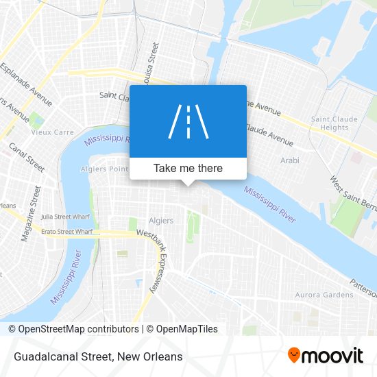 Guadalcanal Street map