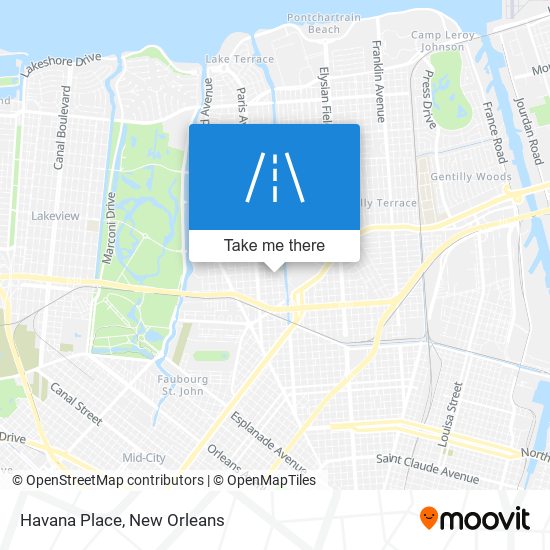 Havana Place map