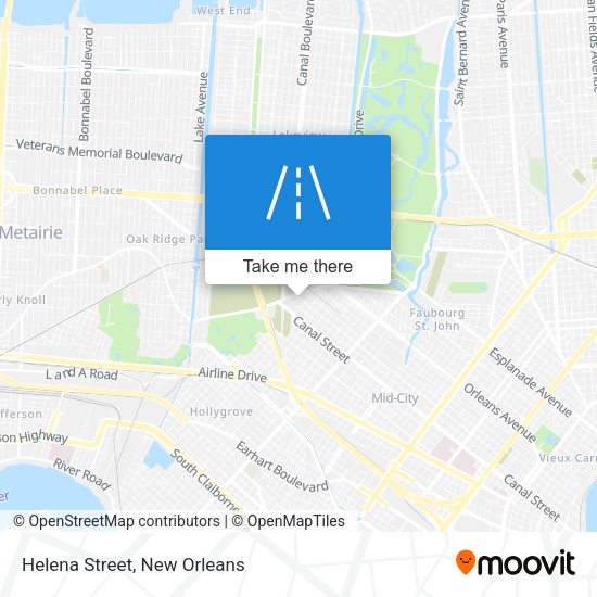 Mapa de Helena Street