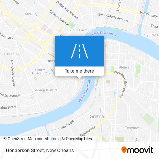 Mapa de Henderson Street