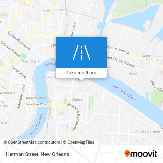 Mapa de Herman Street