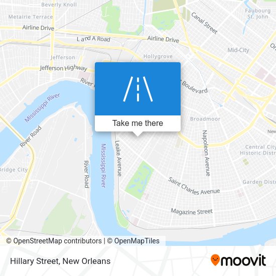 Hillary Street map