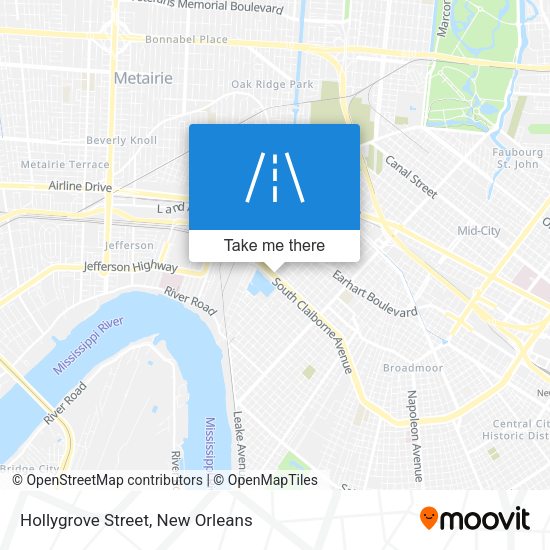 Mapa de Hollygrove Street