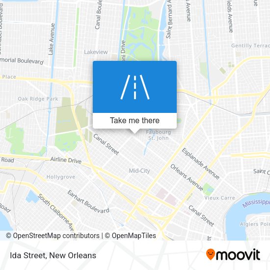 Mapa de Ida Street