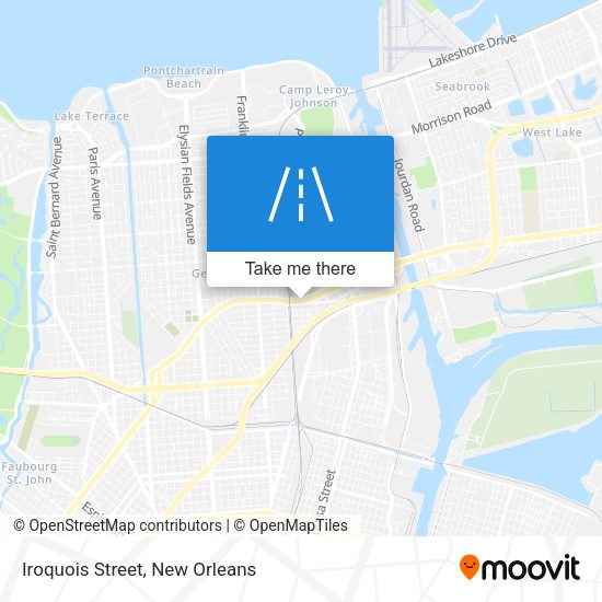 Mapa de Iroquois Street