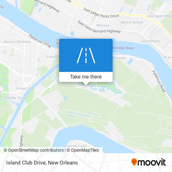 Island Club Drive map