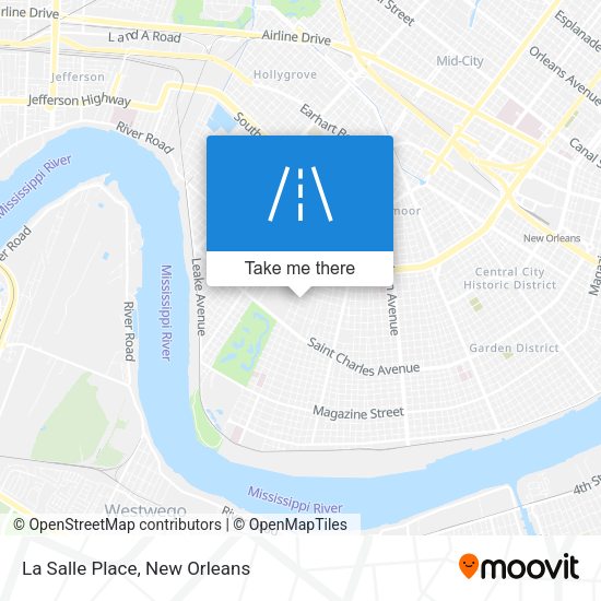 Mapa de La Salle Place