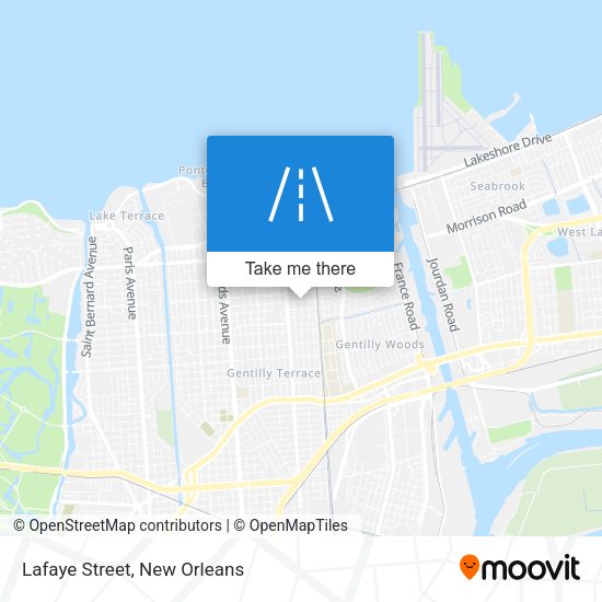 Mapa de Lafaye Street